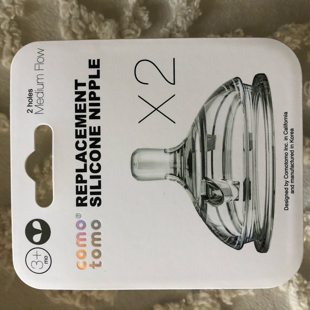 Brand new como tomo size 2 nipples